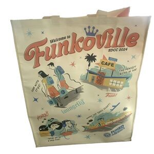 SDCC 2024 Welcome To Funkoville  Oversized Funko Pop Vinyl Exclusive Bag 081924